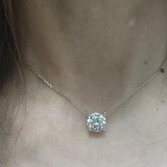 The Seraphine | Moissanite Pendant Necklace