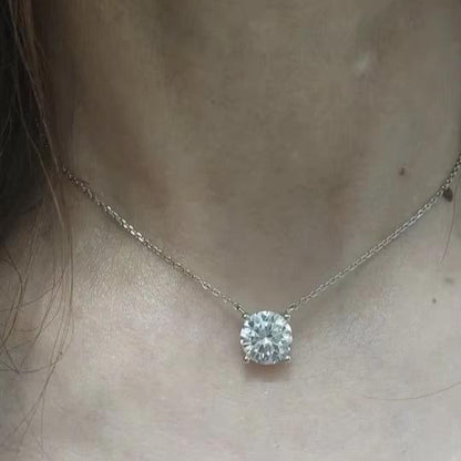 The Seraphine | Moissanite Pendant Necklace