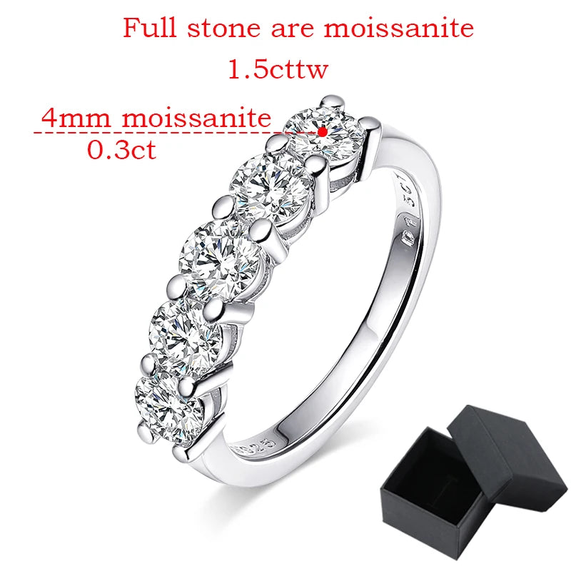 The Solstice | Moissanite Ring on 925 Sterling Silver