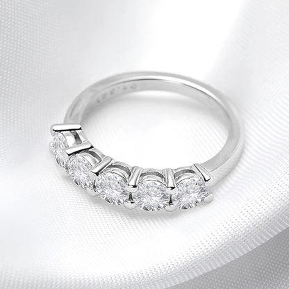 The Solstice | Moissanite Ring on 925 Sterling Silver