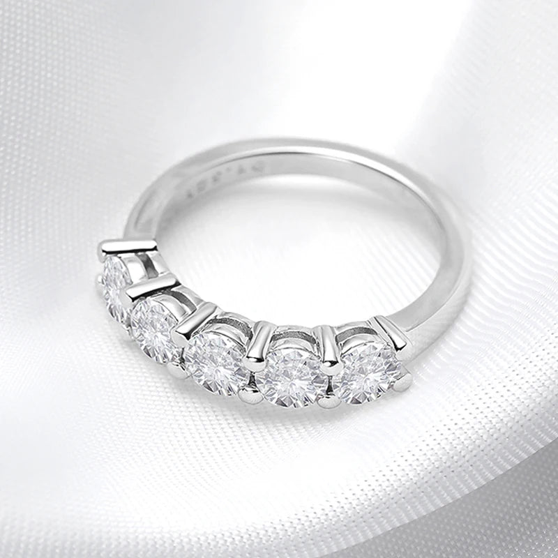 The Solstice | Moissanite Ring on 925 Sterling Silver