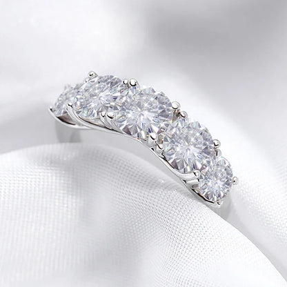 The Aurora | Moissanite or Zircon Ring on 925 Sterling Silver