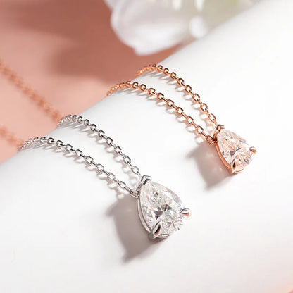 The Cascade Pendant | Moissanite Necklace