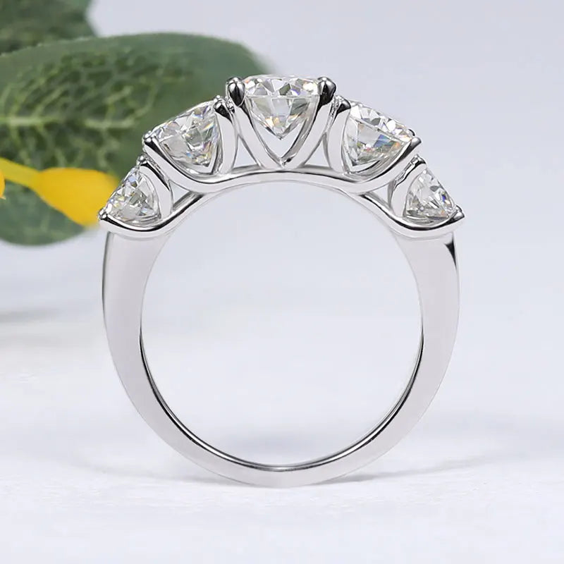 The Aurora | Moissanite or Zircon Ring on 925 Sterling Silver