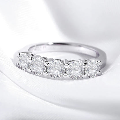 The Solstice | Moissanite Ring on 925 Sterling Silver