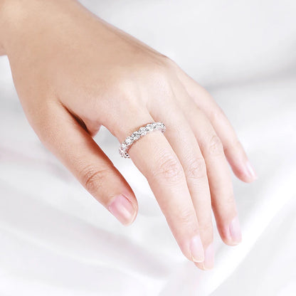 The Lyra | Moissanite Ring on 925 Sterling Silver