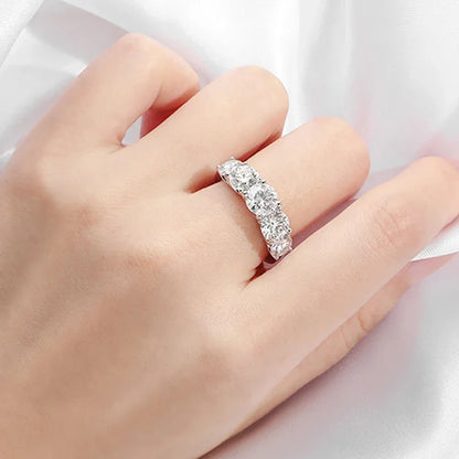 The Aurora | Moissanite or Zircon Ring on 925 Sterling Silver