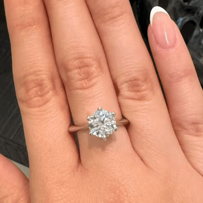 The Stardust | Moissanite Ring on 925 Sterling Silver